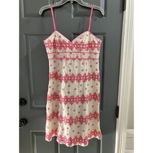 Lilly Pulitzer Pink and Cream Patterned Mini Dress